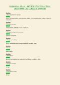 DMSO 1210 - EXAM 1 REVIEW UPDATED ACTUAL&NewLine;QUESTIONS AND CORRECT ANSWERS