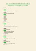 HSCI 410 MIDTERM REVIEW UPDATED ACTUAL&NewLine;QUESTIONS AND CORRECT ANSWERS