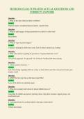 HUSR 201 EXAM 3 UPDATED ACTUAL QUESTIONS AND&NewLine;CORRECT ANSWERS