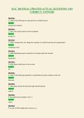 MAC 100 FINAL UPDATED ACTUAL QUESTIONS AND&NewLine;CORRECT ANSWERS