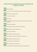MGMT 3313 EXAM 1 UPDATED ACTUAL QUESTIONS AND&NewLine;CORRECT ANSWERS