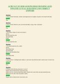 ACHS NAT 212 MOD 4 KNOWLEDGE BUILDING QUIZ&NewLine;UPDATED ACTUAL QUESTIONS AND CORRECT&NewLine;ANSWERS