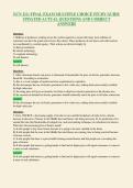 ECN 212&colon; FINAL EXAM MULTIPLE CHOICE STUDY GUIDE&NewLine;UPDATED ACTUAL QUESTIONS AND CORRECT&NewLine;ANSWERS