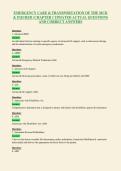 EMERGENCY CARE & TRANSPORTATION OF THE SICK&NewLine;& INJURED &lpar;CHAPTER 1 UPDATED ACTUAL QUESTIONS&NewLine;AND CORRECT ANSWERS
