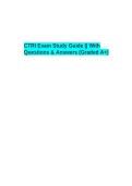 CTRI Exam Study Guide 2027 &vert; Questions and Answers &vert; Comprehensive Exam Preparation