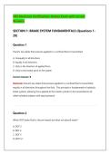 SOS Mechanic Certification- Brakes Exam with correct &NewLine;Answers