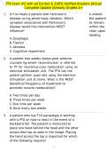 PTA Exam &num;2 with all Correct & 100&percnt; Verified Answers &vert;Actual Complete Update &vert;Already Graded A&plus;