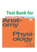 Anatomy and Physiology 2e Test Bank &lpar;OpenStax&rpar; &ndash; Comprehensive Chapters 1 to 14 Practice Questions & Answers  