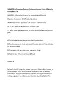 WGU D561 Information Systems for Accounting and Control Objective Assessment
