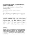 BIO 151 Anatomy and Physiology 1 &mdash; Portage Learning All Exams &lpar;Modules 1-7&rpar; &mdash; 200 Practice&period;