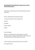 BDA RADIOGRAPHY AND RADIOLOGY Complete Practice Test Bank 300 Exam&period;&NewLine;