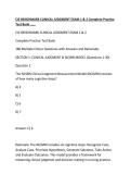 CJE BENCHMARK CLINICAL JUDGMENT EXAM 1 & 2 Complete Practice Test Bank &period;&period;&period;&period;&period;&NewLine;