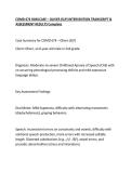 COMD 674 SIMUCASE &ndash; OLIVER &lpar;SLP&rpar; INTERVENTION TRANSCRIPT & ASSESSMENT