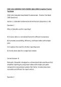 CDW 110v CABOODLE DATA MODEL Q&A &lpar;2026&rpar; Complete Practice Test Bank &NewLine;
