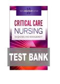 Critical Care Nursing&colon; Diagnosis and Management 10th Edition &ndash; Complete Test Bank &lpar;2026&sol;2027 Updated Chapters 1&ndash;39&rpar;