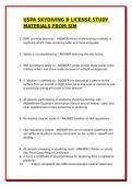 SKYDIVING A LICENSE EXAMS WITH CORRECT ANSWERS&period;&sol;ACTUAL EXAMS &sol;GRADED A&plus;&comma;
