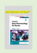 TEST BANK&NewLine;Clayton's Basic Pharmacology for Nurses&NewLine;20th Edition by Willihnganz&comma; Gurevitz & Clayton
