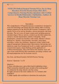  &NewLine;NURS 330 Medical-Surgical Nursing II Eye&comma; Ear & Sleep &NewLine;Disorders NCLEX Practice Exam 2026&ndash;2027 &vert; &NewLine;Comprehensive Nursing Practice Questions with Verified &NewLine;Answers & Detailed Rationales &vert; Ophthalmic&comma; Auditory & &NewLine;Sleep Disorder Nursing Care 
