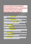 WGU C207 OA Study Guide 2026 &vert; Correct Solutions & A&plus; Graded Exam Prep