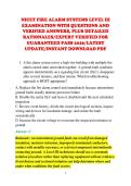 NICET FIRE ALARM SYSTEMS LEVEL III &NewLine;EXAMINATION WITH QUESTIONS AND &NewLine;VERIFIED ANSWERS&comma; PLUS DETAILED &NewLine;RATIONALES&sol;EXPERT VERIFIED FOR &NewLine;GUARANTEED PASS 2026&sol;LATEST &NewLine;UPDATE&sol;INSTANT DOWNLOAD PDF