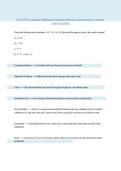 WGU C784 Applied Healthcare Statistics OA &num;1 Written Solutions 2026&sol;2027