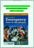 Test Bank for Emergency Care in the Streets &lpar;8th Edition&rpar; by Nancy Caroline