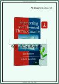 Solutions Manual&colon; Engineering and Chemical Thermodynamics by Koretsky's &lpar;7 Files Merged&rpar; &lpar;2nd Edition&rpar;