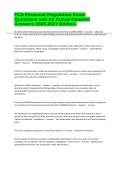 FCA Financial Regulation Exam Questions and All Actual Detailed Answers 2026-2027 Edition&period;