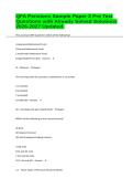 QFA Pensions Sample Paper 2 Pre Test Questions with Already Solved Solutions 2026-2027 Updated&period;