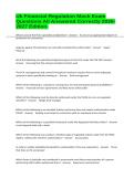 Uk Financial Regulation Mock Exam Questions All Answered Correctly 2026-2027 Edition&period;