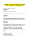 PTA Board Test 2026 with all Correct & 100&percnt; Verified Answers &vert;Latest Version &vert;Already Graded A&plus;