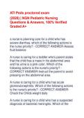 ATI Peds proctored exam&NewLine;&lpar;2026&rpar; &vert; NGN Pediatric Nursing&NewLine;Questions & Answers&comma; 100&percnt; Verified&NewLine;Graded A&plus;