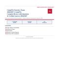 &NewLine;CompTIA Security&plus; SY0-701 Exam 2026&sol;2027 &ndash; Questions and Answers &vert; 100&percnt; Verified &vert; Detailed Rationales &ndash; Pass Guaranteed &ndash; A&plus; Graded&NewLine;&NewLine;