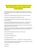 PTA 123 Data Collection Exam One with all Correct & 100&percnt; Verified Answers &vert;Actual Complete Update &vert;Already Graded A&plus;