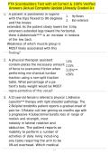 PTA Scorebuilders Test with all Correct & 100&percnt; Verified Answers &vert;Actual Complete Update &vert;Already Graded A&plus;