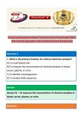 Clinical Lab Equipment Repair Technician Exam Prep Bundle 2026 &vert; 250&plus; Practice Questions with Verified Answers & Rationales