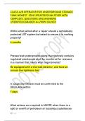 CLASS A&sol;B OPERATOR FOR UNDERGROUND STORAGE &NewLine;TANK NEWEST 2026 UPDATED EXAM STUDY WITH &NewLine;COMPLETE QUESTIONS AND ANSWERS &NewLine;&sol;&sol;VERIFIED&sol;&sol;GRADED A&plus;&sol;&sol;100&percnt; SOLVED