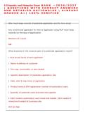 5&period;0 Aquatic and Mosquito Exam BANK &mdash;2026&sol;2027 &NewLine;&vert; QUESTIONS WITH CORRECT ANSWERS &NewLine;AND DETAILED RATIONALES &vert; ALREADY &NewLine;GRADED A&plus;&vert; 100&percnt; VERIFIED