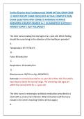 Evolve Elsevier Hesi Fundamentals EXAM ACTUAL EXAM 2026 &NewLine;&vert;&vert; MOST RECENT EXAM 2026&vert;2027 ACTUAL COMPLETE REAL &NewLine;EXAM QUESTIONS AND CORRECT ANSWERS &lpar;VERIFIED &NewLine;ANSWERS&rpar; ALREADY GRADED A&plus; &vert; GUARANTEED SUCCESS&excl;&excl; &NewLine;NEWEST EXAM &vert; JUST RELEASED&excl;&excl;
