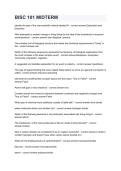 BISC 101 Midterm 2026&sol; 2027 &ndash; Comprehensive Study Guide & Practice Questions