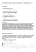 NUR 6001 EXAM 1&ndash;3 ADVANCED ASSESSMENT EXAM&ndash; QUESTIONS AND ANSWERS &vert; VERIFIED AND&NewLine;WELL DETAILED ANSWERS &vert; PLUS RATIONALES &vert; GUARANTEED PASS &vert; LATEST EXAM UPDATE&NewLine;