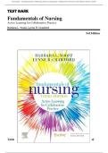 Test Bank - Fundamentals of Nursing Active Learning for Collaborative Practice 3rd Edition &lpar;Yoost&comma; 2023&rpar; Chapter 1-42 &vert; All Chapters with Answers and Rationales
