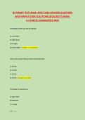 NJ PERMIT TEST EXAM LATEST 2026 UPDATED QUESTIONS &NewLine;AND VERIFIED 100&percnt; SOLUTIONS &lpar;2026&sol;2027&rpar; GRADE&colon; &NewLine;A&plus;&vert;STATUS&colon; GUARANTEED PASS