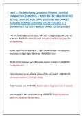 Level 1 - The Body-Swing Connection TPI exam &vert; Certified &NewLine;EXAM ACTUAL EXAM 2026 &vert;&vert; MOST RECENT EXAM 2026&vert;2027 &NewLine;ACTUAL COMPLETE REAL EXAM QUESTIONS AND CORRECT &NewLine;ANSWERS &lpar;VERIFIED ANSWERS&rpar; ALREADY GRADED A&plus; &vert; &NewLine;GUARANTEED SUCCESS&excl;&excl; NEWEST EXAM &vert; JUST REL