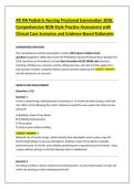 ATI RN Pediatric Nursing Proctored Examination 2026&colon; &NewLine;Comprehensive NGN-Style Practice Assessment with &NewLine;Clinical Case Scenarios and Evidence-Based Rationales
