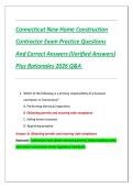Connecticut New Home Construction Contractor Exam 2026 &vert; Practice Q&A