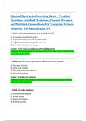 General Contractor Licensing Exam 2026 &vert; Practice Questions & Answers