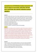 Comprehensive ATI RN Medical-Surgical Assessment and &NewLine;Clinical Judgment Examination 2026&sol;2027 EDITION &NewLine;WITH QUESTIONS AND VERIFIED ANSWERS ALREADY &NewLine;GRADED A