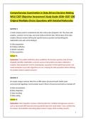 Comprehensive Examination in Data-Driven Decision Making &NewLine;WGU C207 Objective Assessment Study Guide 2026&ndash;2027 200 &NewLine;Original Multiple-Choice Questions with Detailed Rationales 