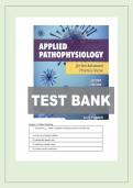 TEST BANK&NewLine;Applied Pathophysiology for the Advanced Practice Nurse&NewLine;2nd Edition by Lucie Dlugasch & Lachel Story&NewLine;
